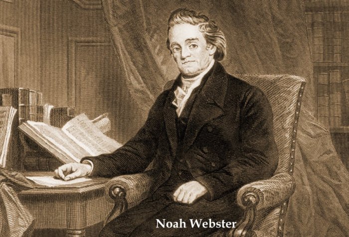 Noah webster paperback