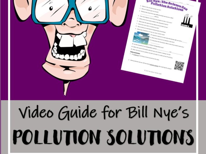 Bill nye pollution solutions worksheet answers