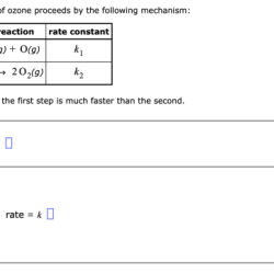 Suppose the decomposition of ozone proceeds by the following mechanism